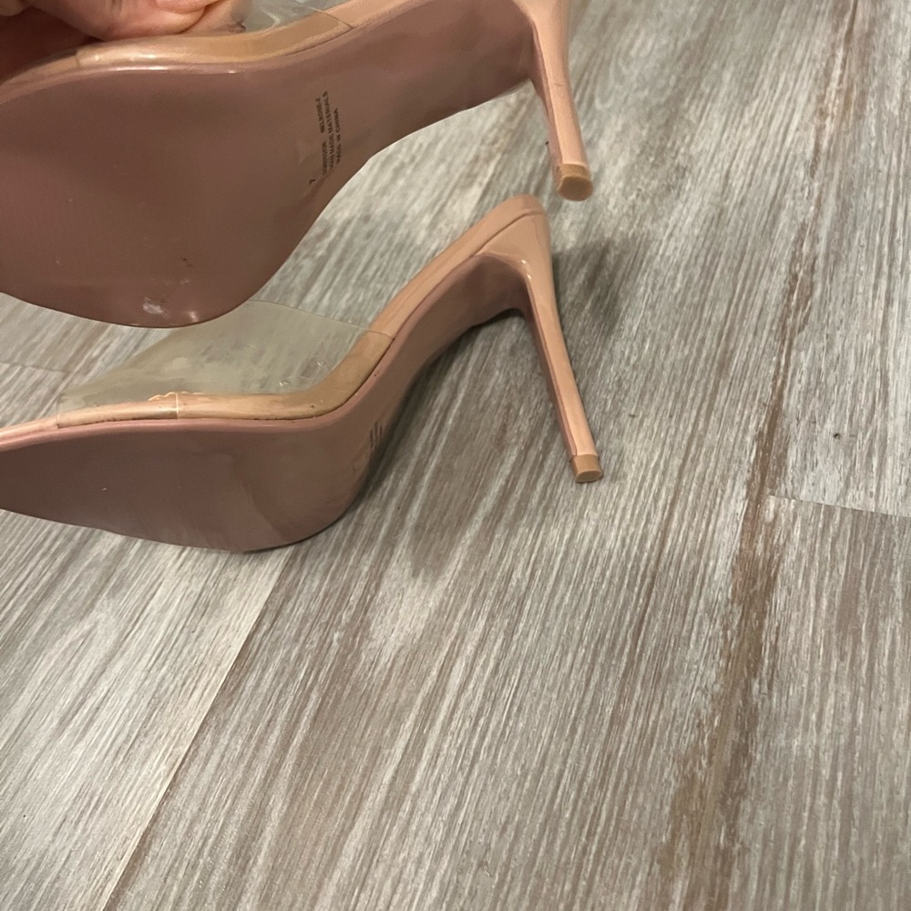 Cape Robbin Transparent and Nude Heels - Picture 2 of 3
